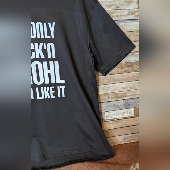 Rock Tee It's Only Rock & Grohl From the Foo Fighters Black Tee New - Picture 6 of 16